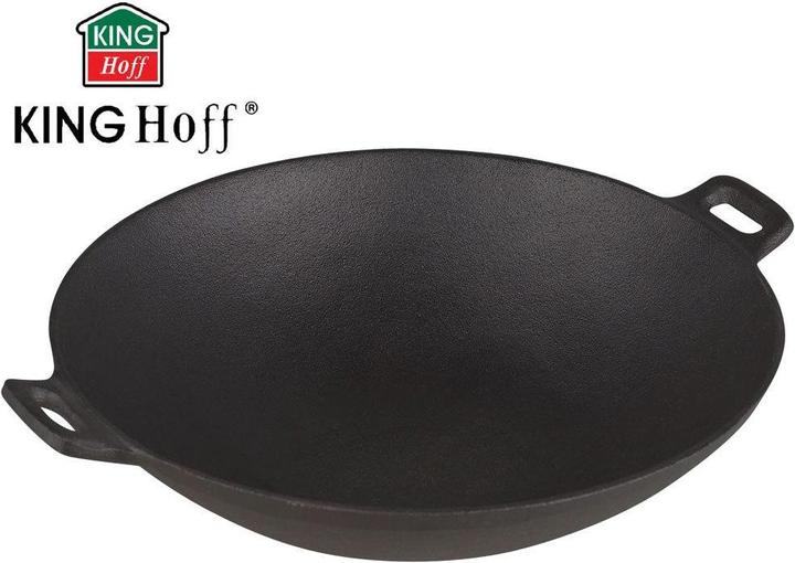 Actual product image Kinghoff Cast iron frying pan 31cm KH-1109 INDUCTION (Frying pan, Cast iron, 31 x 8.30 cm)