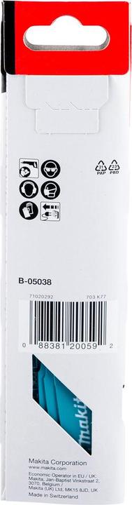 Produktbild Makita Bi-Metall Säbelsägeblatt / 7 18 TPI, 5 Stück für Metall, Holz