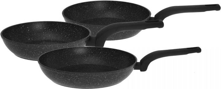 Immagine prodotto Klausberg Padelle con rivestimento in marmo extra resistente. Set 20/24 / 28cm KB-7438 (Set di pentole e padelle da cucina, Alluminio)
