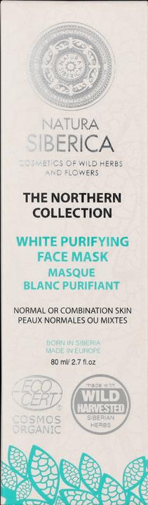 Actual product image Natura Siberica White Purifying Face Mask (80 ml)