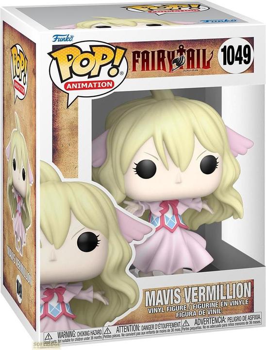 Actual product image Funko Fairy Tail POP! Animation Vinyl Figur Mavis Vermillion 9 cm