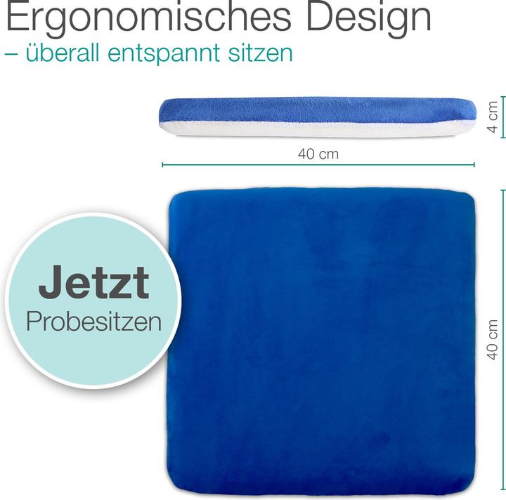 Produktbild Aktivshop Gel-Sitzkissen (40 x 40 x 4 cm)