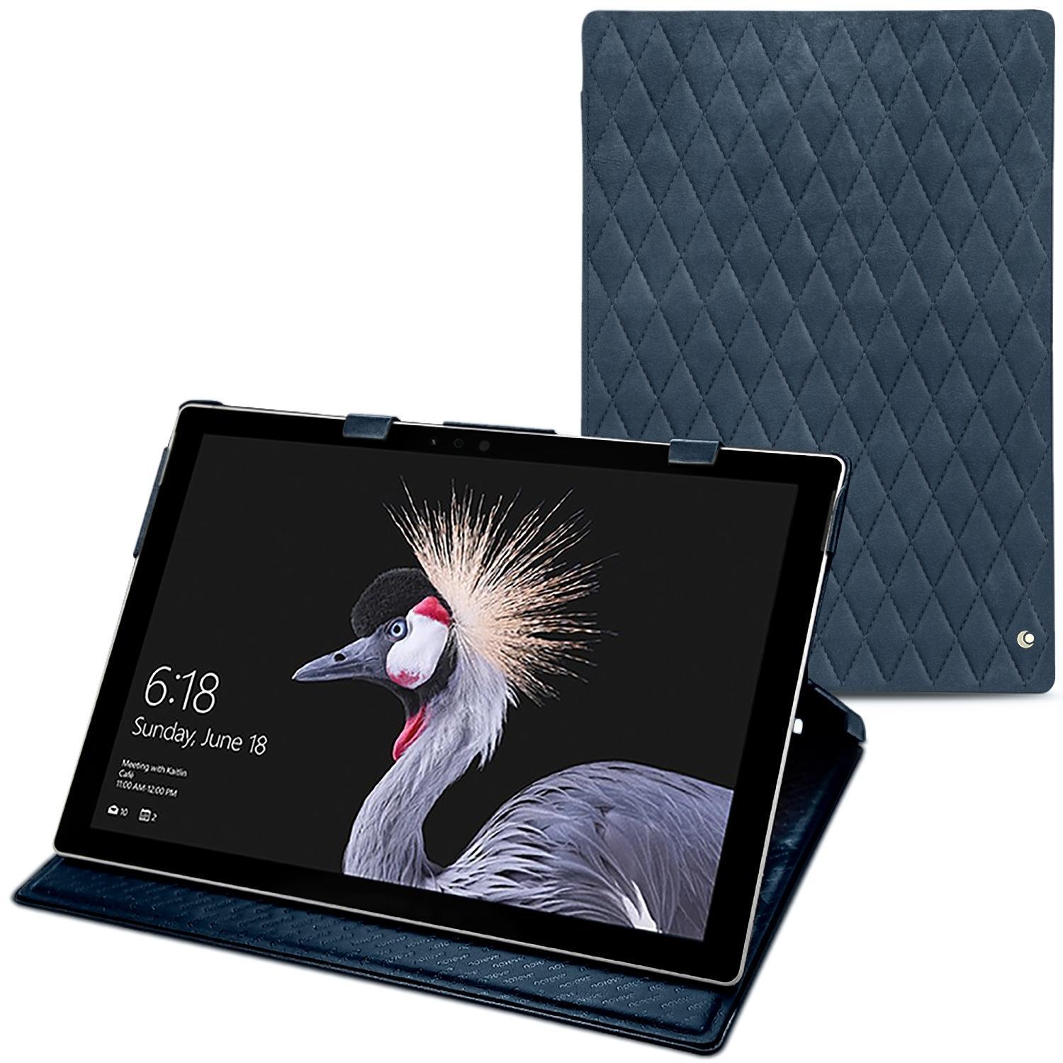 Thumbnail - Noreve Lederschutzhülle (12.30", Microsoft), Notebooktasche, Blau