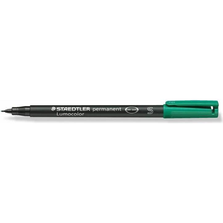 10x Staedtler, Marker, Lumocolor permanent (Grün, 0.40 mm, 1 x)
