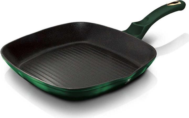 Produktbild BerlingerHaus TITANI GRILL 28cm BH-6051 EMERALD (28 cm, Grillpfanne, Aluminium)
