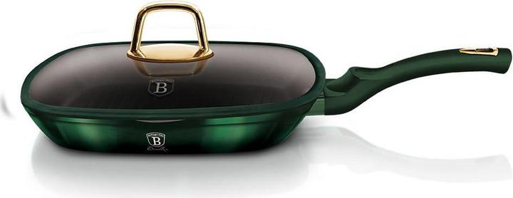 Produktbild BerlingerHaus TITANI GRILL 28cm BH-6051 EMERALD (28 cm, Grillpfanne, Aluminium)