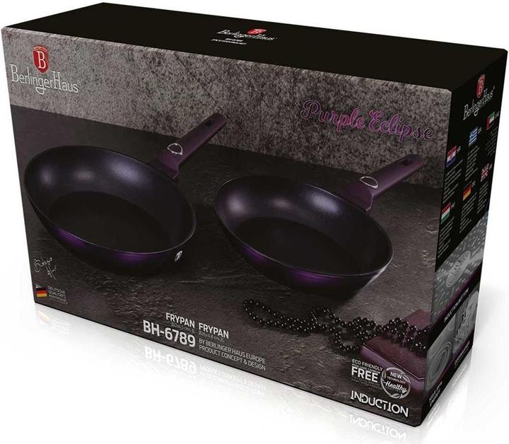 Produktbild BerlingerHaus FRYER SET 22 / 26cm BH-6789 PURPLE (Aluminium)