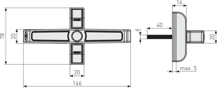 Produktbild Abus 2420 W AL0125