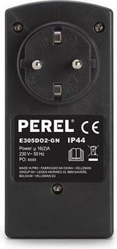 Produktbild Perel Zeitschaltuhr - Analog - Für Den Aussenbereich - Schutzkontakt (Deutsches System)