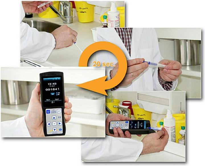 Produktbild PCE Instruments Set bestehend aus 1x ATP-Tester PCE-ATP 1 und 1 Packung Teströhrchen (100 Stück) PCE-ATP SWAB