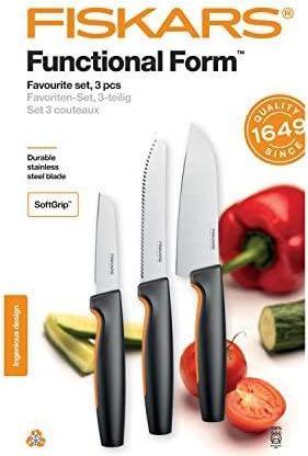 Produktbild Fiskars Functional Form Favorite 3 pcs. knife set 1057556 (12 cm)