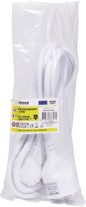 Immagine prodotto Benson Electric Prolunga + pin A 3 x 1,5 3 m (3 m)