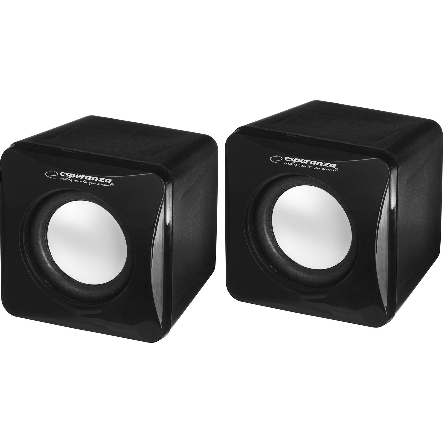 Esperanza EP111 LEGGIERO - højttalere, PC Lautsprecher, Schwarz