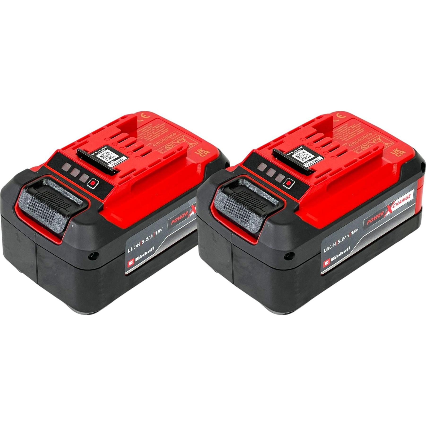 Einhell, Werkzeugakku + Ladegerät, PXC-Twinpack (18 V)