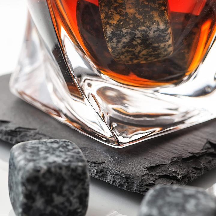 Actual product image AMERIGO Whisky stones gift set (Whisky glass)
