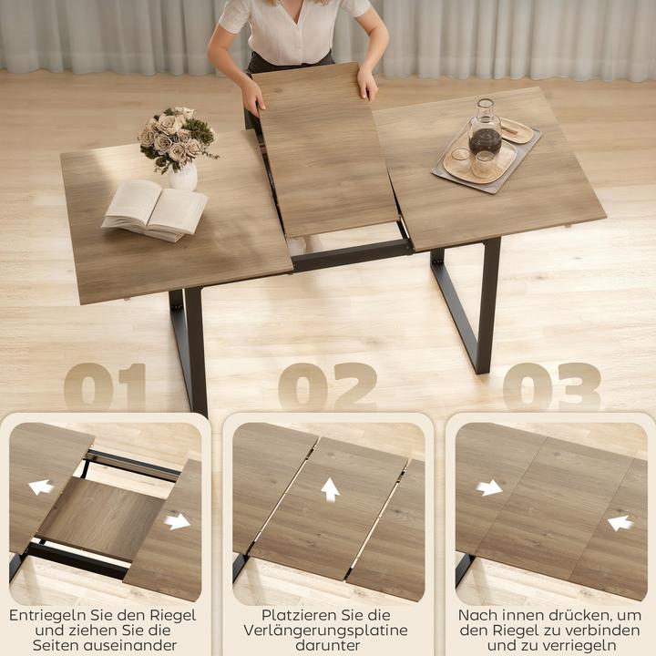 Actual product image Homcom Dining table (180 x 80 x 75 cm)