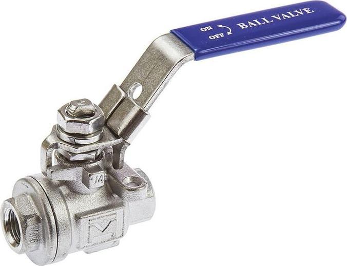 Immagine prodotto RS PRO Valvola sfera acc inox 2pz,1/4" BSPP F-F