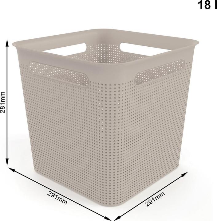 Produktbild Rotho 3er Set Box 18 l BRISEN (18 l, 1x)