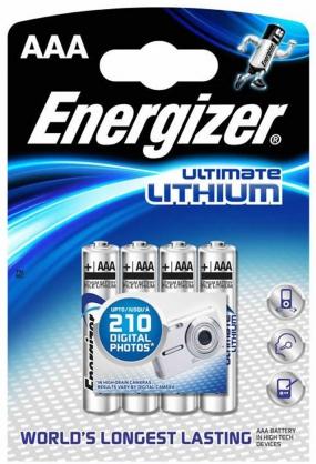 Immagine prodotto Energizer Ultimate Lithium (4 pz., AAA, 1250 mAh)