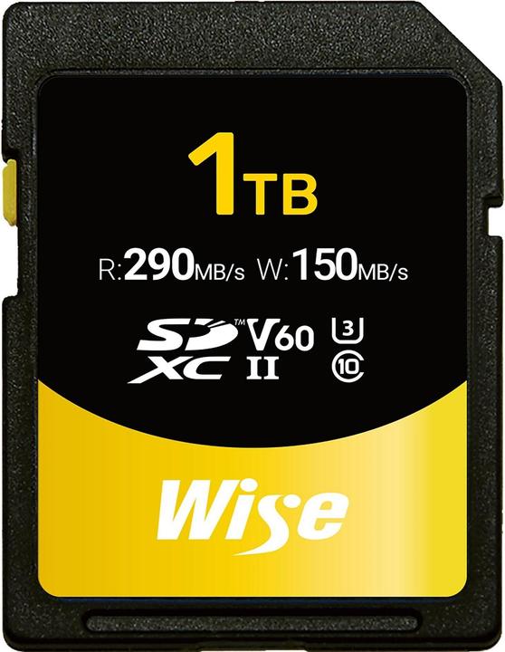 Actual product image Wise 1TB SDXC UHS II V60 Memory Card (1000 GB, SDXC, U3, UHS-II)