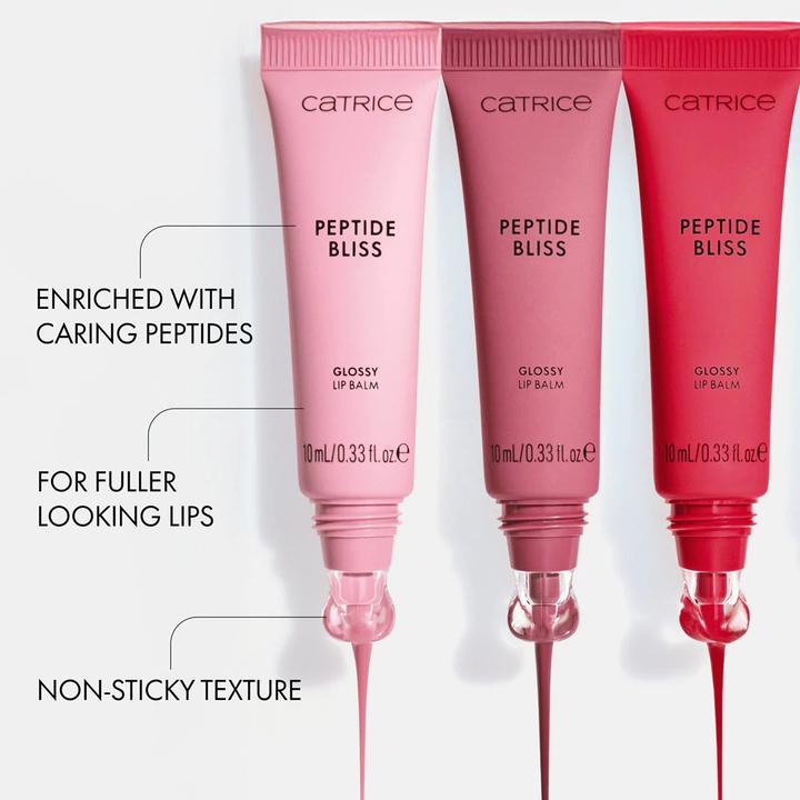 Actual product image Catrice Peptide Bliss Glossy Lip Balm (#8F403F)