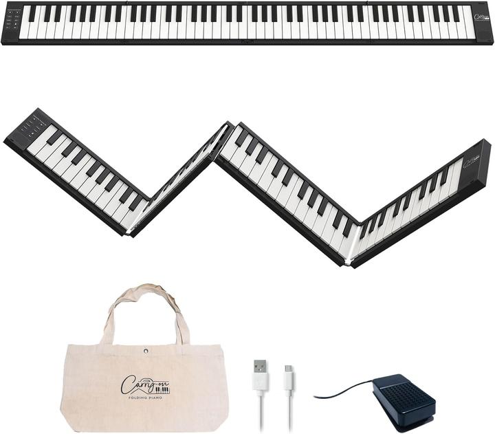 Productafbeelding Blackstar CARRY ON inklapbare piano 88 TOUCH, zwart (88 Sleutels)