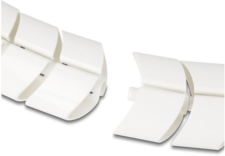 Actual product image Delock Fixing element for cable duct 75 x 45 mm 5 pieces white (Duct, 7.50 cm)