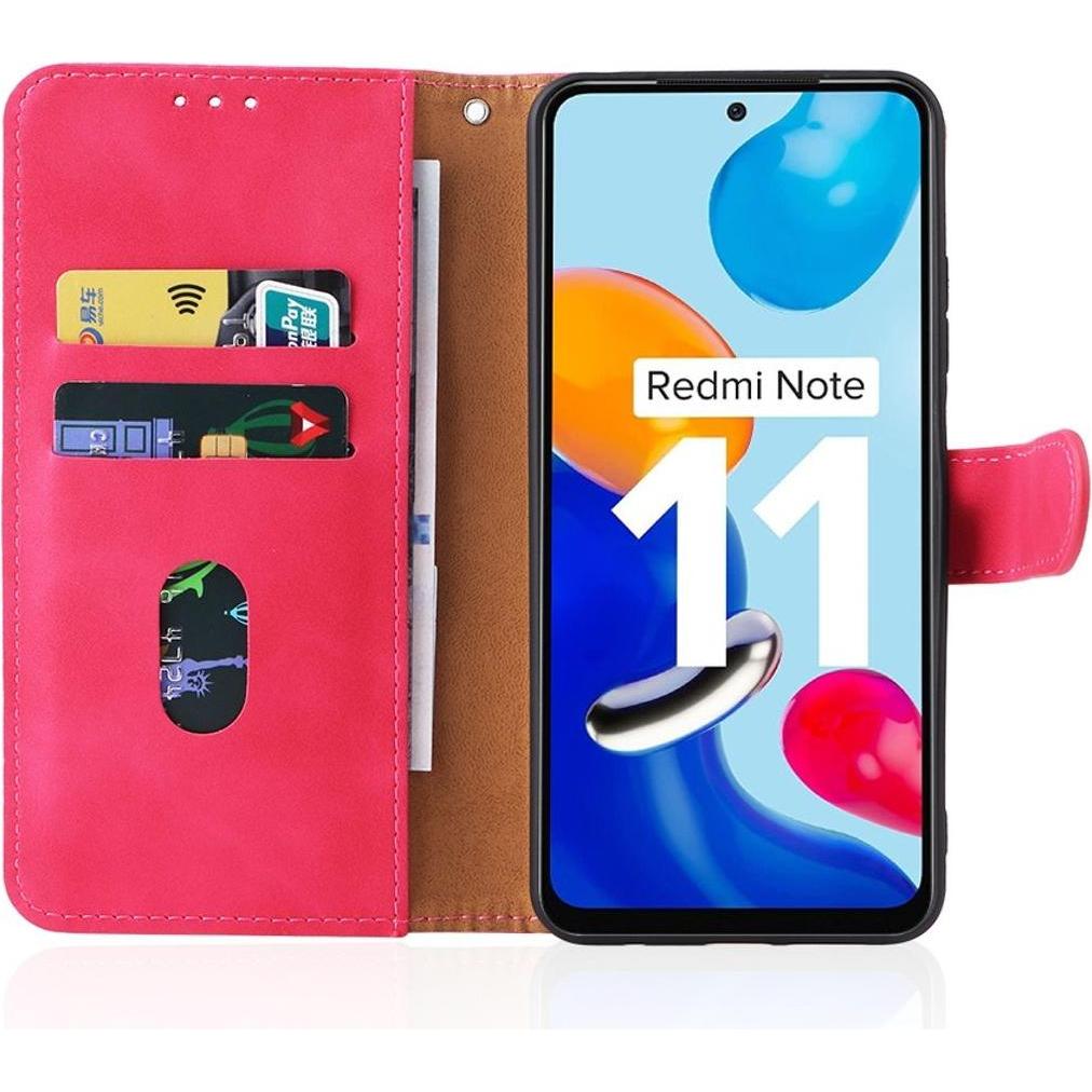 Thumbnail - König Design Hülle Handy Schutz für Xiaomi Redmi Note 11 Case Cover Tasche Wallet 360 Grad (Oppo A11s, Xiaomi Redmi Note...
