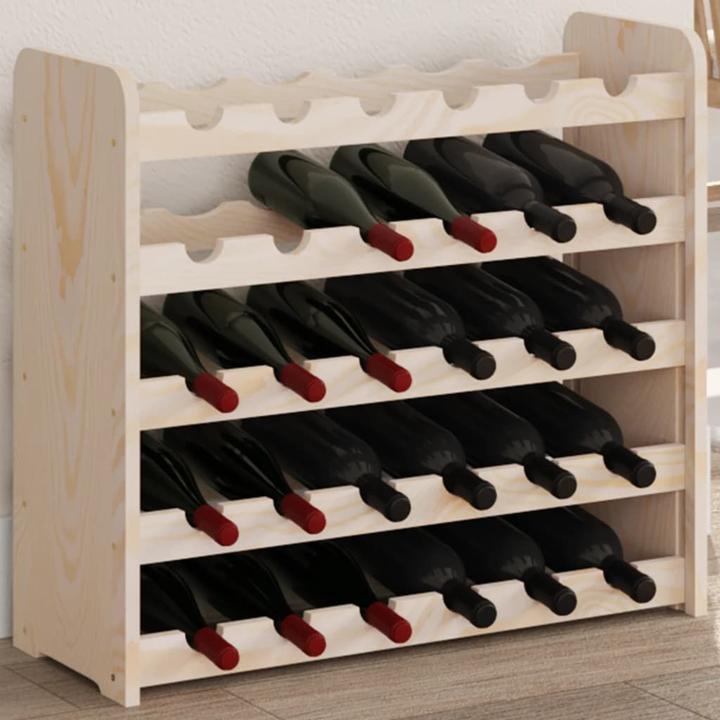 Actual product image vidaXL Weinregal (30 bottles, 67.50 x 25 x 60 cm)
