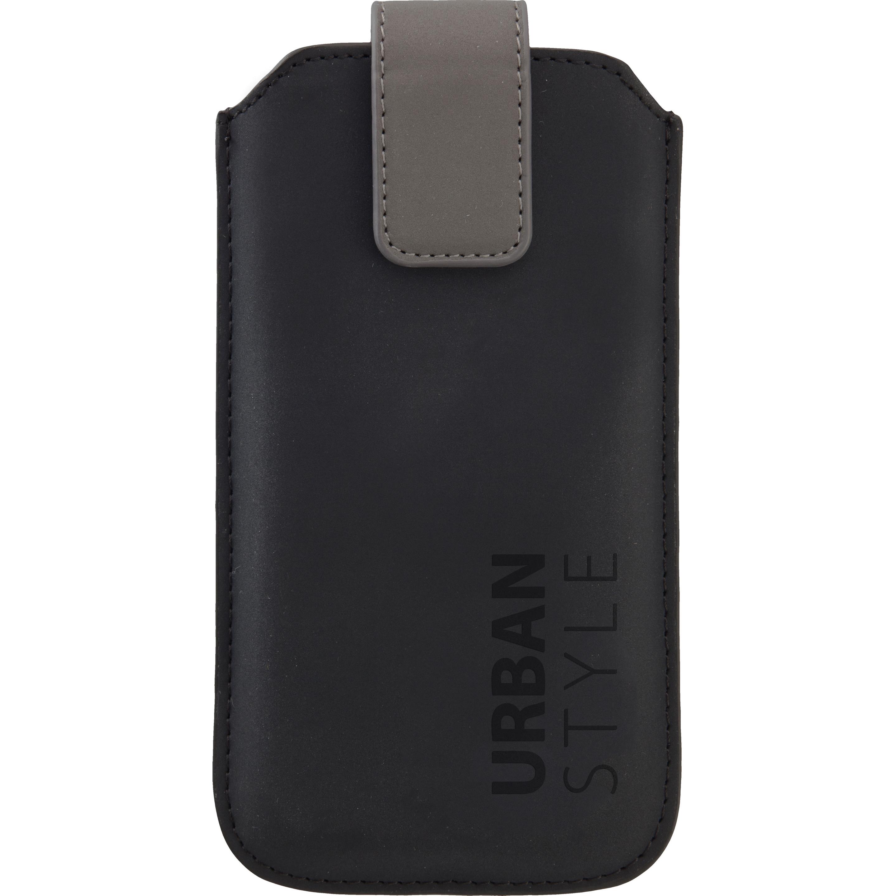 Peter Jäckel URBAN STYLE TREND CASE Grösse L Black Innenmasse: ca. 129 x 67 x 16 mm (Apple iPhone X), Smartphone Hülle, ...