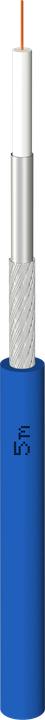 Produktbild Megasat 100204 hochflexibles Koaxial Kabel blau (75 dB, Antennenkabel)
