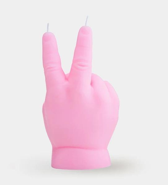 Image du produit Candle Hand Baby Peace Rose (1 pcs)