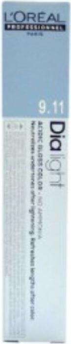 Produktbild L'Oréal Professionnel DIA LIGHT gel-creme acide sans amoniaque #9,11 50 ml (#9,11 Blonde Very Light Ash Deep)