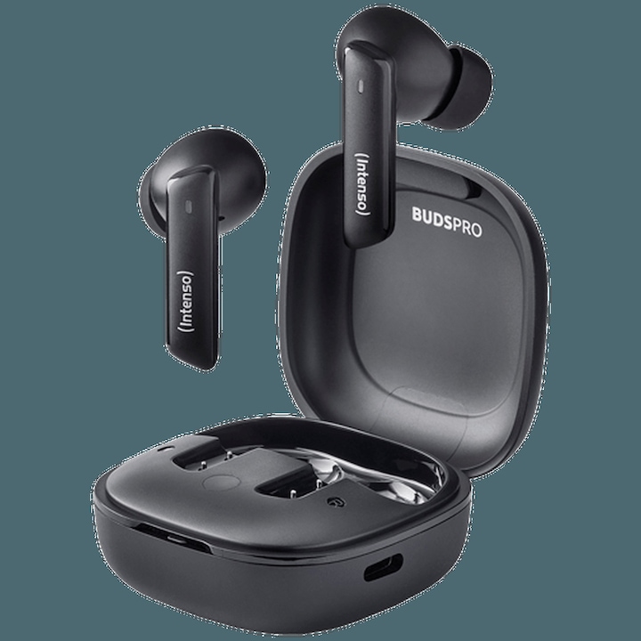 Image du produit Intenso Casque True Wireless Buds Pro T500AE noir (ANC, 9 h, Sans fil)