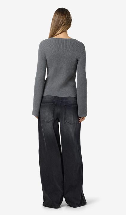 Produktbild Noisy May Vorn gebundene Strickjacke (M)