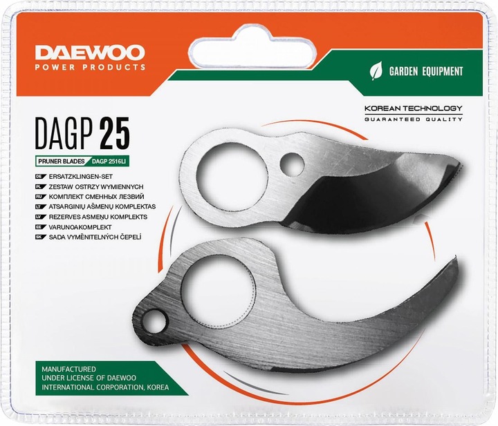 Produktbild Daewoo PRUNER ACC REPLACEMENT BLADES/SET /2516LI DAGP 25 (Heckenschere, Gartenmaschinen Ersatzteile)