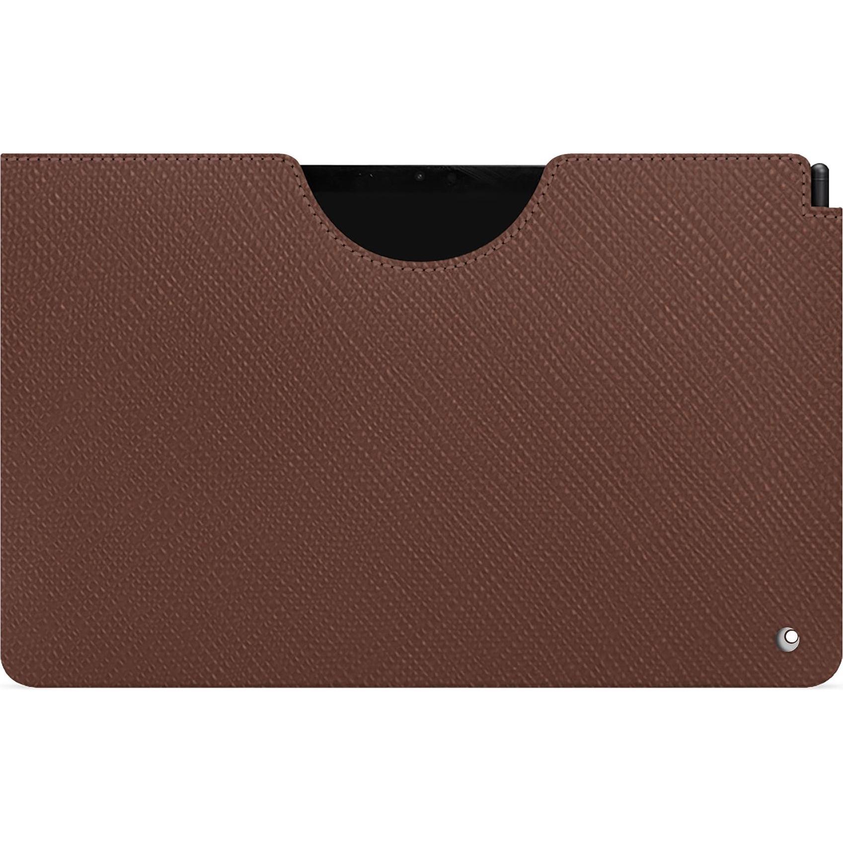 Noreve Lederschutzhülle (Galaxy Tab S9+), Tablet Hülle, Braun