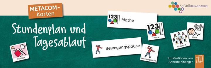 Produktbild METACOM-Karten: Stundenplan und Tagesa (Deutsch)