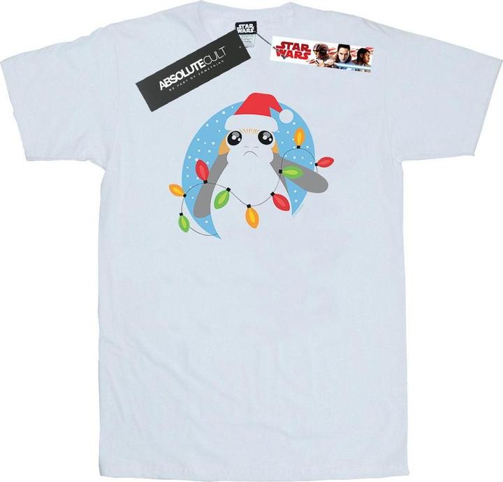 Produktbild Star Wars The Last Jedi Porg Christmas Lights TShirt (XXL)