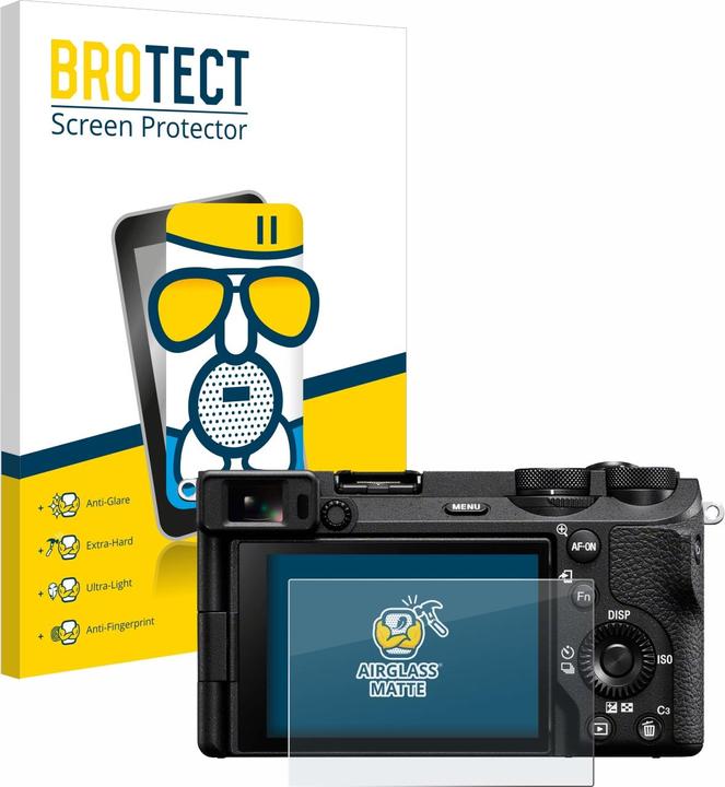 BROTECT AirGlass Panzerglasfolie Matt (Displayschutz, Alpha 6700)