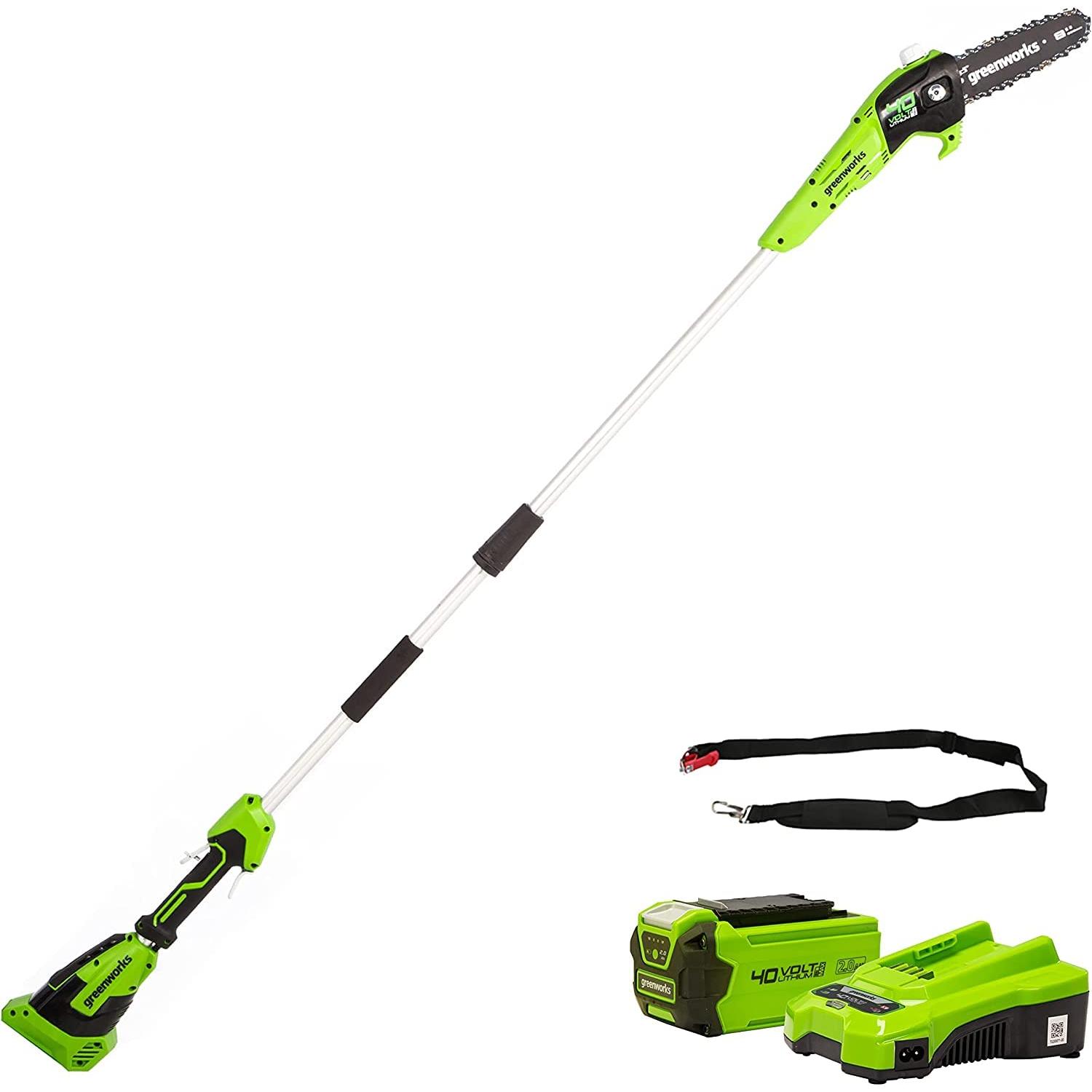 Greenworks, Kettensäge, G40PSFK2 (Akku Kettensäge)