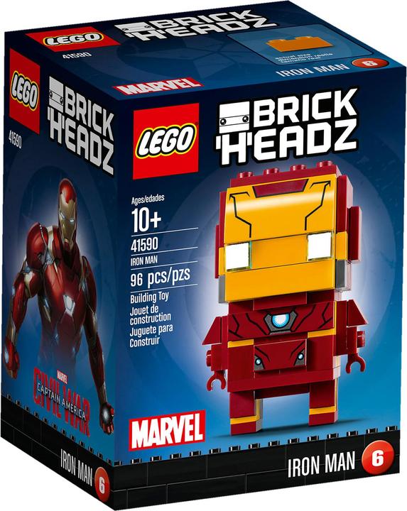 LEGO BrickHeadz Iron Man (41590, LEGO Brickheadz)