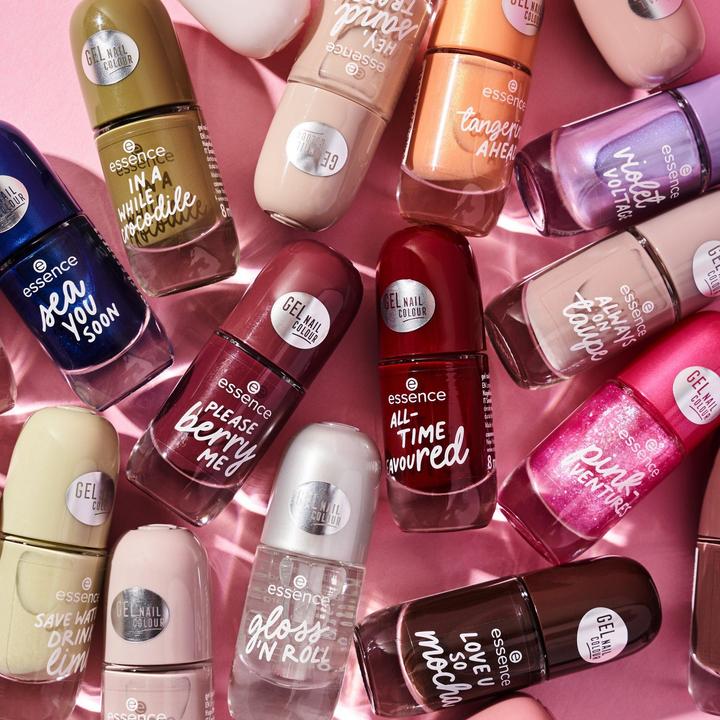 Produktbild essence gel nail colour (01 gloss 'N ROLL, Gel-Effekt Nagellack)