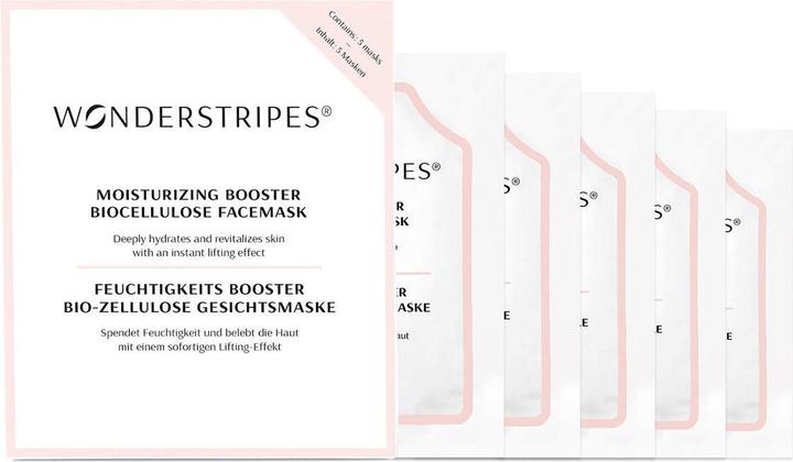 Produktbild Wonderstripes Hyaluron Bio-Zellulose Gesichtsmaske