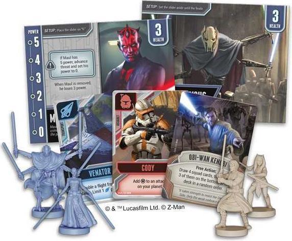 Produktbild Star Wars The Clone Wars (Pandemic System Game) (Englisch, 1 - 5 Spieler)