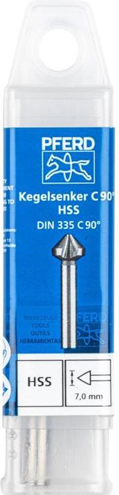 Produktbild Pferd HSS-Kegelsenker HSS DIN 335 C90° 7.0 mm (7 Millimeter)