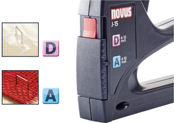 Actual product image Novus Hand Tacker J-15 ADGH