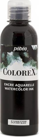 Actual product image Pebeo Colorex water ink (Ivory Black, 250 ml)