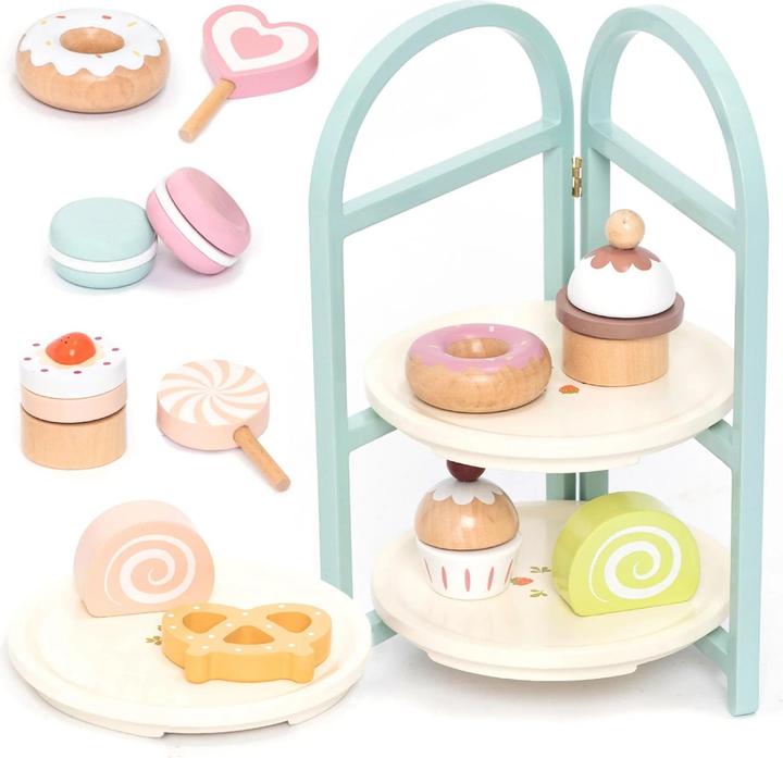 Produktbild UMU Stand mit Deserts aus Holz