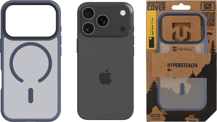 Produktbild Tactical MagForce Hyperstealth Cover für iPhone 17 Pro Deep Blue (Apple iPhone 17 Pro)